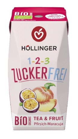 NAPÓJ O SMAKU BRZOSKWINIA - MARAKUJA BEZ CUKRU BIO 200 ml - HOLLINGER HOLLINGER (soki, nektary, napoje, syropy)