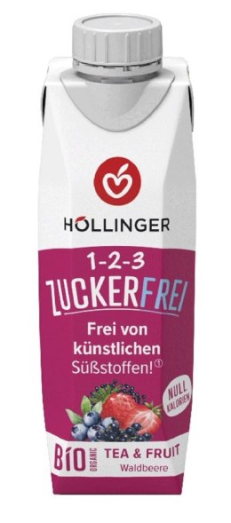 NAPÓJ O SMAKU OWOCÓW LEŚNYCH BEZ CUKRU BIO 300 ml - HOLLINGER HOLLINGER (soki, nektary, napoje, syropy)