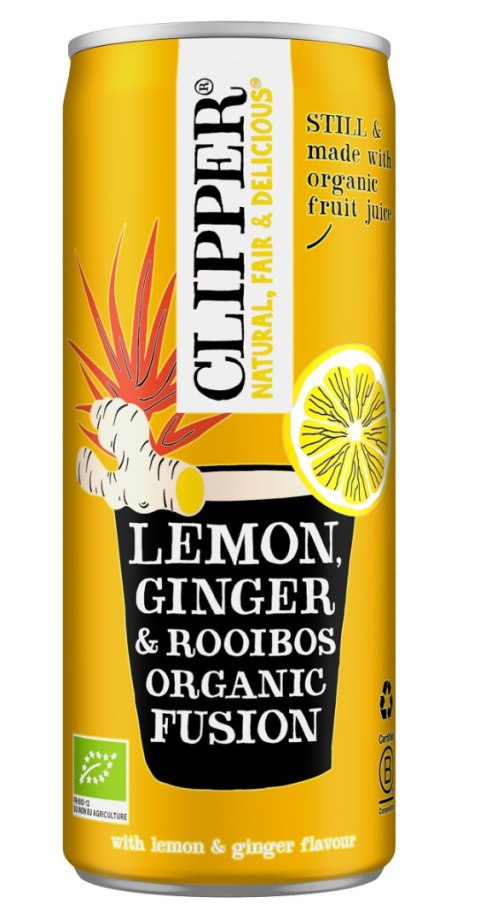 NAPÓJ OWOCOWY Z ROOIBOS O SMAKU IMBIR - CYTRYNA BIO 250 ml - CLIPPER CLIPPER (herbaty i herbatki) NAPÓJ OWOCOWY Z ROOIBOS O SMAKU IMBIR - CYTRYNA BIO 250 ml - CLIPPER CLIPPER (herbaty i herbatki)