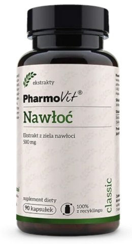 NAWŁOĆ EKSTRAKT (500 mg) BEZGLUTENOWA 90 KAPSUŁEK - PHARMOVIT (CLASSIC) PHARMOVIT (suplementy diety)