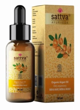 OLEJ DO CIAŁA I WŁOSÓW ARGANOWY ECO 50 ml - SATTVA (AYURVEDA) SATTVA (kadzidła, kosmetyki)