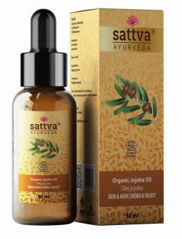 OLEJ DO CIAŁA I WŁOSÓW JOJOBA ECO 50 ml - SATTVA (AYURVEDA) SATTVA (kadzidła, kosmetyki)