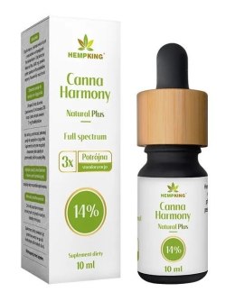 OLEJ KONOPNY 14 % (1400 mg FITOSKŁADNIKÓW) 10 ml - HEMPKING HEMPKING (suplementy diety, kosmetyki)