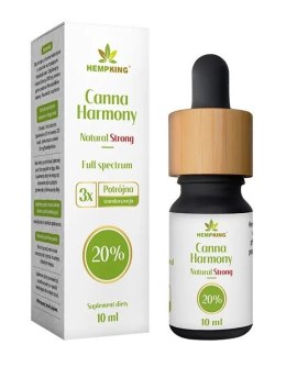 OLEJ KONOPNY 20 % (2000 mg FITOSKŁADNIKÓW) 10 ml - HEMPKING HEMPKING (suplementy diety, kosmetyki)