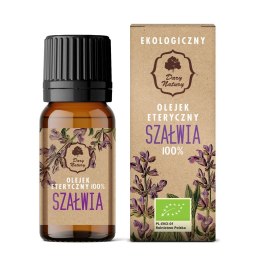 OLEJEK ETERYCZNY SZAŁWIA BIO 10 ml - DARY NATURY DARY NATURY - non food