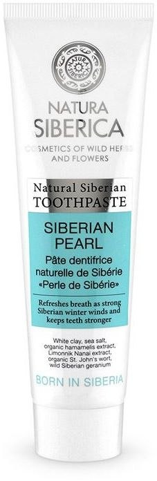 PASTA DO ZĘBÓW SYBERYJSKA PERŁA BEZ FLUORU ECO 100 g - NATURA SIBERICA NATURA SIBERICA (kosmetyki)