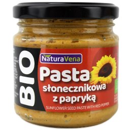 PASTA SŁONECZNIKOWA Z PAPRYKĄ BIO 185 g - NATURAVENA NATURAVENA BIO