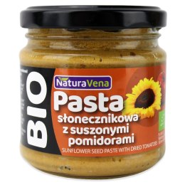 PASTA SŁONECZNIKOWA Z SUSZONYMI POMIDORAMI BIO 185 g - NATURAVENA NATURAVENA BIO