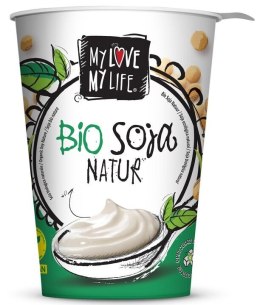 PRODUKT SOJOWY NATURALNY BEZ DODATKU CUKRÓW BIO 400 g - MY LOVE MY LIFE MY LOVE MY LIFE (desery i produkty roślinne)