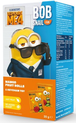 PRZEKĄSKA EAT & PLAY MANGO Z BRELOKIEM MINIONKI BEZGLUTENOWA 20 g - BOB SNAIL BOB SNAIL (przekąski owocowe)