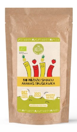 RÓŻDŻKI SMAKU MIX ANANAS - TRUSKAWKA (LIOFILIZOWANE OWOCE) BIO (10 x 2 g) 20 g - HELPA HELPA (kaszki)