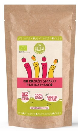 RÓŻDŻKI SMAKU MIX MALINA - MANGO (LIOFILIZOWANE OWOCE) BIO (10 x 2 g) 20 g - HELPA HELPA (kaszki)