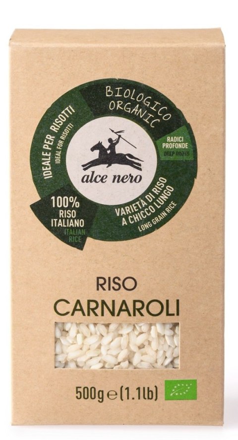 RYŻ CARNAROLI BIO 500 g - ALCE NERO ALCE NERO (włoskie produkty) RYŻ CARNAROLI BIO 500 g - ALCE NERO ALCE NERO (włoskie produkty)