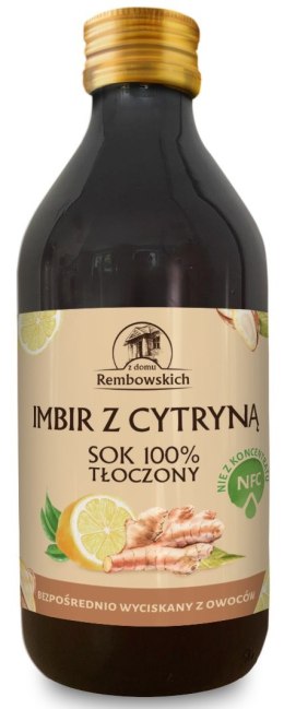 SOK Z IMBIRU Z CYTRYNĄ NFC 250 ml - REMBOWSCY REMBOWSCY (soki, lemoniady)
