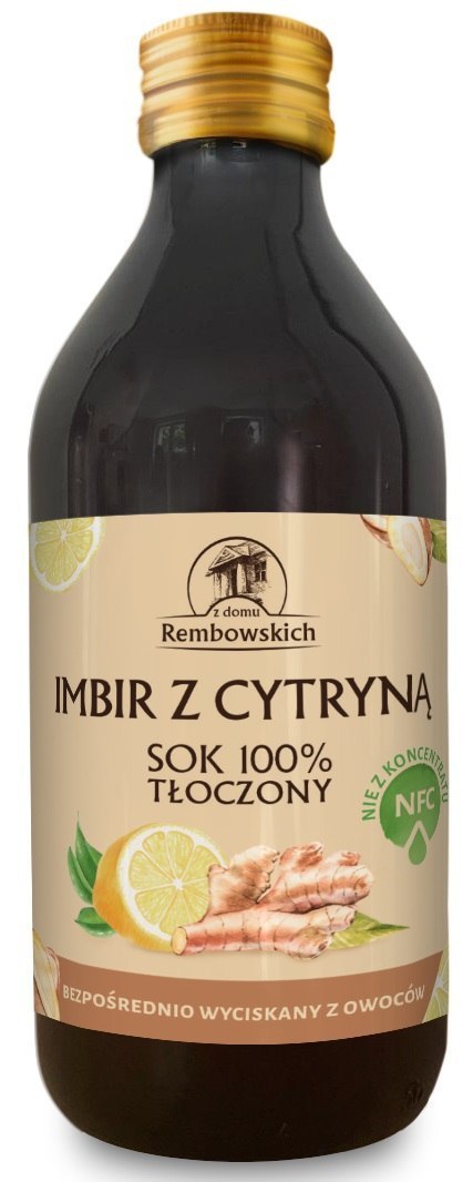 SOK Z IMBIRU Z CYTRYNĄ NFC 250 ml - REMBOWSCY REMBOWSCY (soki, lemoniady) SOK Z IMBIRU Z CYTRYNĄ NFC 250 ml - REMBOWSCY REMBOWSCY (soki, lemoniady)
