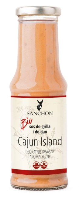 SOS CAJUN ISLAND BEZGLUTENOWY BIO 210 ml - SANCHON SANCHON (sosy, przyprawy w płynie)