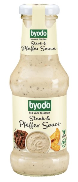 SOS PIEPRZOWY DO STEKÓW BEZGLUTENOWY BIO 250 ml - BYODO BYODO (sosy, majonezy, musztardy)