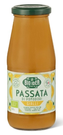SOS POMIDOROWY PASSATA Z ŻÓŁTYCH POMIDORÓW BIO 400 g - LA BIO IDEA LA BIO IDEA (makarony, strączkowe,sosy pomidorowe)