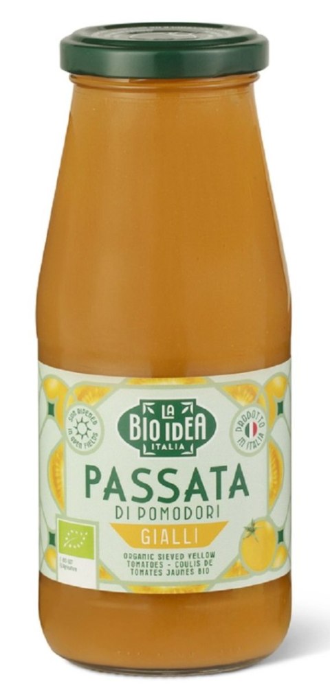 SOS POMIDOROWY PASSATA Z ŻÓŁTYCH POMIDORÓW BIO 400 g - LA BIO IDEA LA BIO IDEA (makarony, strączkowe,sosy pomidorowe) SOS POMIDOROWY PASSATA Z ŻÓŁTYCH POMIDORÓW BIO 400 g - LA BIO IDEA LA BIO IDEA (makarony, strączkowe,sosy pomidorowe)