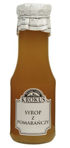 SYROP POMARAŃCZOWY BEZGLUTENOWY 355 g (280 ml) - KROKUS KROKUS (przetwory owocowe i warzywne)