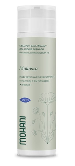 SZAMPON BALANSUJACY DO WŁOSÓW PRZETŁUSZCZAJĄCYCH SIĘ MOKOSZA 250 ml - MOHANI MOHANI (kosmetyki)