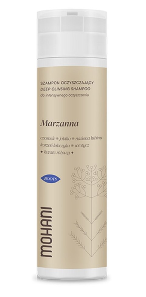 SZAMPON INTENSYWNIE OCZYSZCZAJĄCY MARZANNA 250 ml - MOHANI MOHANI (kosmetyki) SZAMPON INTENSYWNIE OCZYSZCZAJĄCY MARZANNA 250 ml - MOHANI MOHANI (kosmetyki)