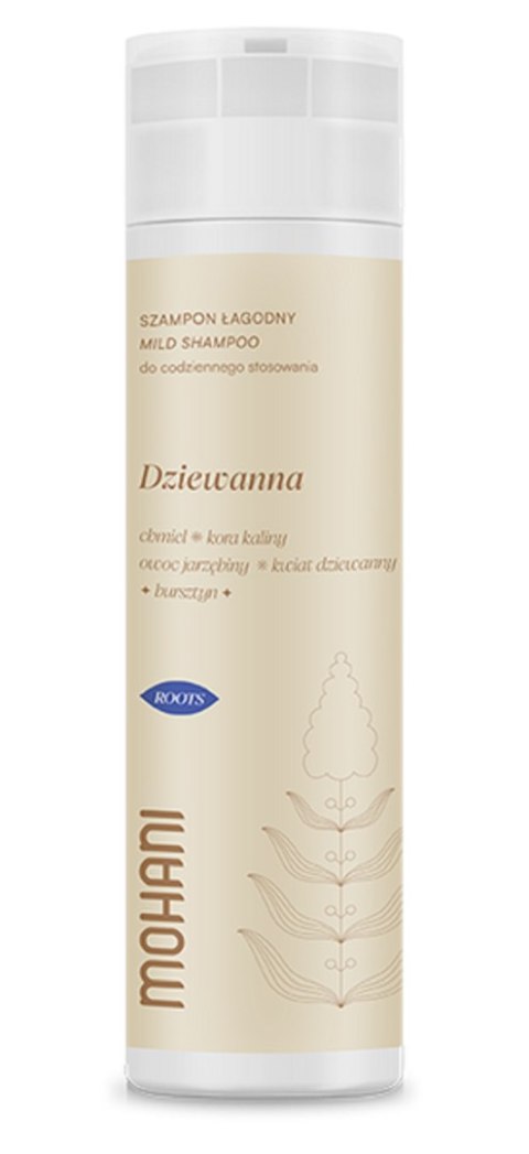 SZAMPON ŁAGODNY DO CODZIENNEGO STOSOWANIA DZIEWANNA 250 ml - MOHANI MOHANI (kosmetyki) SZAMPON ŁAGODNY DO CODZIENNEGO STOSOWANIA DZIEWANNA 250 ml - MOHANI MOHANI (kosmetyki)