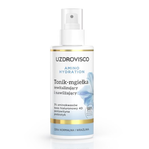 TONIK - MGIEŁKA DO TWARZY REWITALIZUJĄCO - NAWILŻAJĄCY 150 ml - UZDROVISCO (AMINO HYDRATION) UZDROVISCO (kosmetyki) TONIK - MGIEŁKA DO TWARZY REWITALIZUJĄCO - NAWILŻAJĄCY 150 ml - UZDROVISCO (AMINO HYDRATION) UZDROVISCO (kosmetyki)