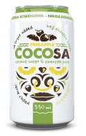WODA KOKOSOWA Z SOKIEM Z ANANASA 330 ml - DIET-FOOD (COCOSA) DIET-FOOD