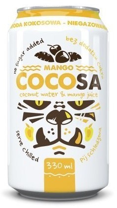 WODA KOKOSOWA Z SOKIEM Z MANGO 330 ml - DIET-FOOD (COCOSA) DIET-FOOD