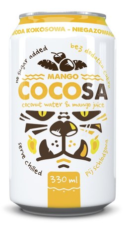 WODA KOKOSOWA Z SOKIEM Z MANGO 330 ml - DIET-FOOD (COCOSA) DIET-FOOD