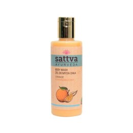 ŻEL DO MYCIA CIAŁA POMARAŃCZOWY 210 ml - SATTVA (AYURVEDA) SATTVA (kadzidła, kosmetyki)