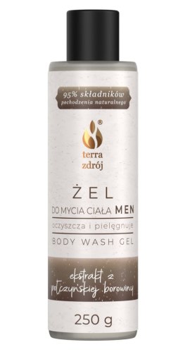 ŻEL POD PRYSZNIC DLA MĘŻCZYZN OCZYSZCZAJĄCO - PIELĘGNUJĄCY 250 g - TERRA ZDRÓJ (SERIA BOROWINOWA) TERRA ZDRÓJ (kosmetyki)