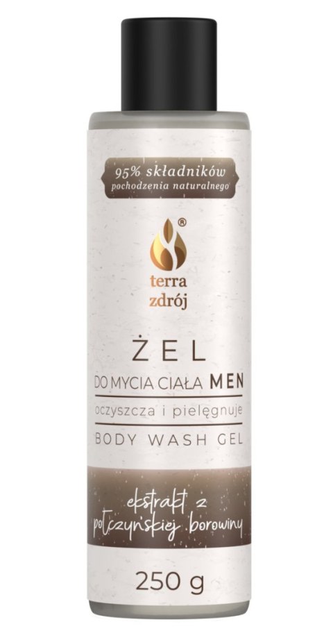 ŻEL POD PRYSZNIC DLA MĘŻCZYZN OCZYSZCZAJĄCO - PIELĘGNUJĄCY 250 g - TERRA ZDRÓJ (SERIA BOROWINOWA) TERRA ZDRÓJ (kosmetyki) ŻEL POD PRYSZNIC DLA MĘŻCZYZN OCZYSZCZAJĄCO - PIELĘGNUJĄCY 250 g - TERRA ZDRÓJ (SERIA BOROWINOWA) TERRA ZDRÓJ (kosmetyki)
