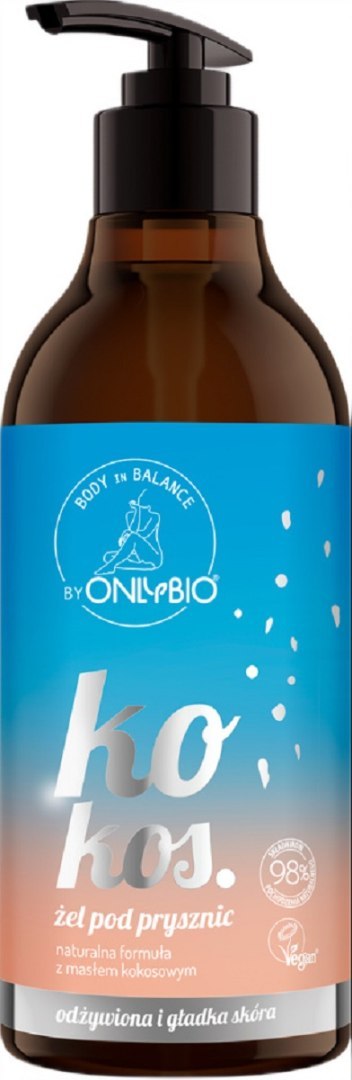 ŻEL POD PRYSZNIC KOKOS 400 ml - ONLY BIO (BODY IN BALANCE) ONLY BIO (kosmetyki) ŻEL POD PRYSZNIC KOKOS 400 ml - ONLY BIO (BODY IN BALANCE) ONLY BIO (kosmetyki)