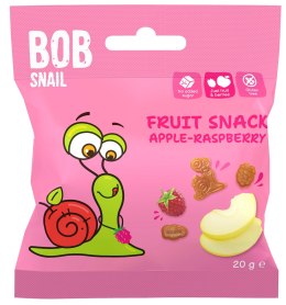 ŻELKI JABŁKO - MALINA BEZ ŻELATYNY BEZGLUTENOWE 20 g - BOB SNAIL BOB SNAIL (przekąski owocowe)