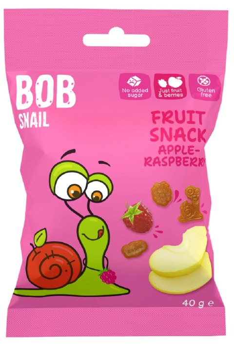 ŻELKI JABŁKO - MALINA BEZ ŻELATYNY BEZGLUTENOWE 40 g - BOB SNAIL BOB SNAIL (przekąski owocowe) ŻELKI JABŁKO - MALINA BEZ ŻELATYNY BEZGLUTENOWE 40 g - BOB SNAIL BOB SNAIL (przekąski owocowe)