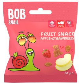 ŻELKI JABŁKO - TRUSKAWKA BEZ ŻELATYNY BEZGLUTENOWE 20 g - BOB SNAIL BOB SNAIL (przekąski owocowe)