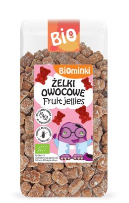 ŻELKI OWOCOWE BEZ ŻELATYNY BEZGLUTENOWE BIO 400 g - BIOMINKI BIOMINKI (przekąski dla dzieci, kaszki)