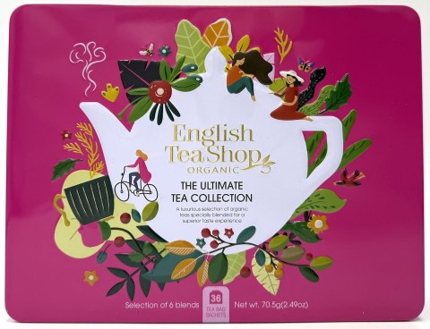ZESTAW HERBAT I HERBATEK CODZIENNYCH BIO W PUSZCE (THE ULTIMATE - 6 SMAKÓW) (36 x 1,96 g) 70,5 g - ENGLISH TEA SHOP ORGANIC ENGLISH TEA SHOP ORGANIC (herbaty) ZESTAW HERBAT I HERBATEK CODZIENNYCH BIO W PUSZCE (THE ULTIMATE - 6 SMAKÓW) (36 x 1,96 g) 70,5 g - ENGLISH TEA SHOP ORGANIC ENGLISH TEA SHOP ORGANIC (herbaty)