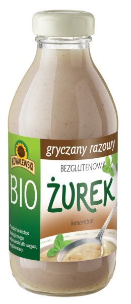 ŻUREK GRYCZANY RAZOWY BEZGLUTENOWY KONCENTRAT BIO 320 ml - KOWALEWSKI KOWALEWSKI (przetwory warzywne, dania gotowe)