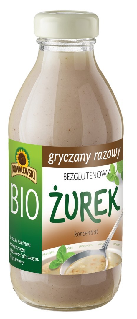 ŻUREK GRYCZANY RAZOWY BEZGLUTENOWY KONCENTRAT BIO 320 ml - KOWALEWSKI KOWALEWSKI (przetwory warzywne, dania gotowe) ŻUREK GRYCZANY RAZOWY BEZGLUTENOWY KONCENTRAT BIO 320 ml - KOWALEWSKI KOWALEWSKI (przetwory warzywne, dania gotowe)